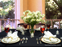 Black Freesia Table Decor