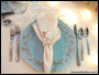 table settings perfect for any menu, ivory tablecloth
